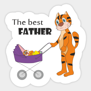 The best father Sticker